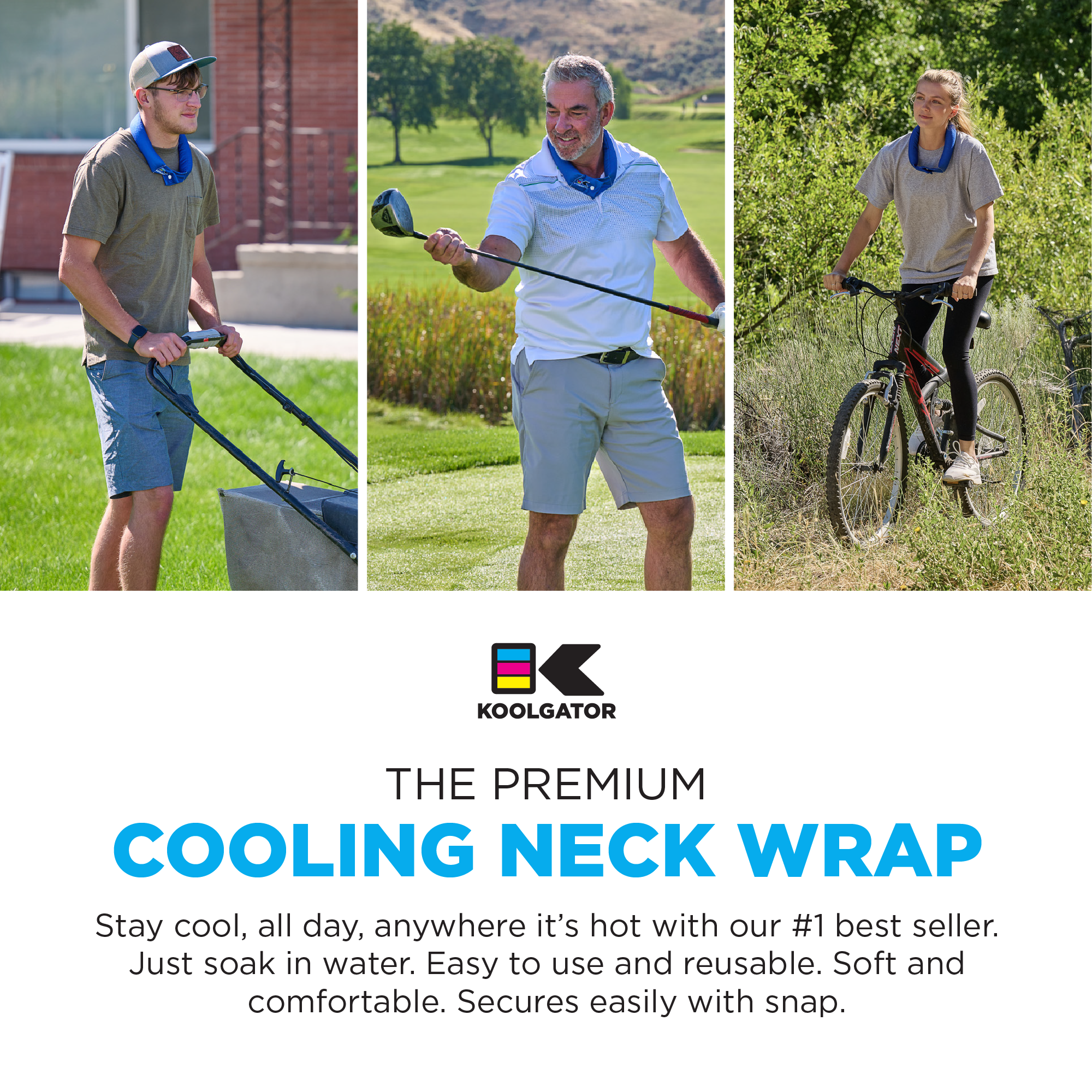 Cooling Neck Wrap in Royal Blue