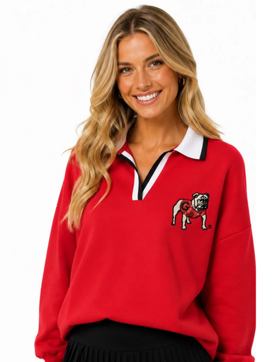 red ga bulldog sweathshirt