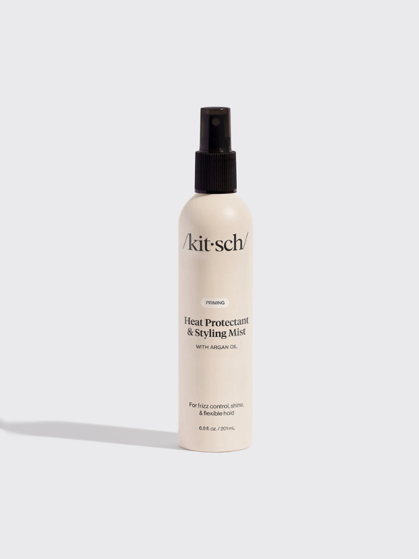 Kitsch heat protectant and styling mist bottle 